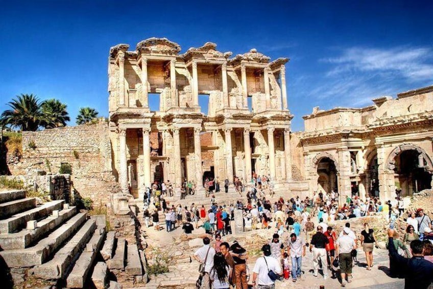 Ancient Ephesus tour with Mother's Mary House and visit to old village Sirince with wine tasting