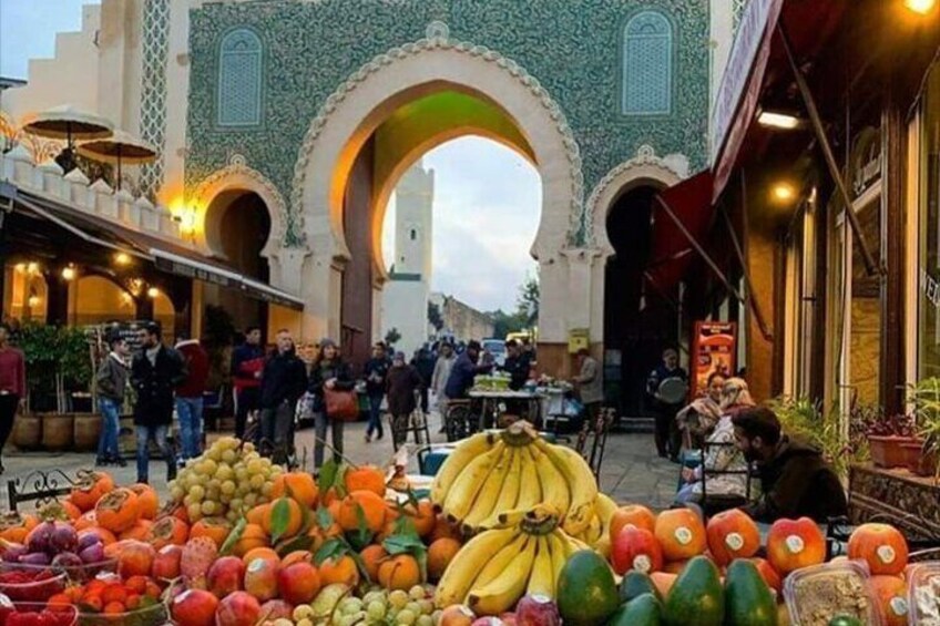The main gate of Fez Medina
