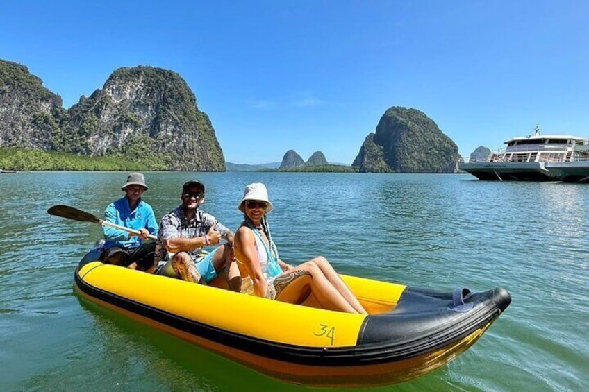 Canoeing at Phang Nga Bay