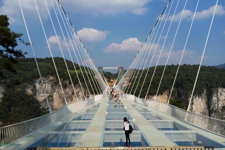 Glass Bridge,Zhangjiajie Park Avatar Mountain Day Tour