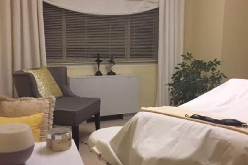 The Treatment Room With A Comfy Chair For Your Shiatsu Foot Massage Device Treatment
