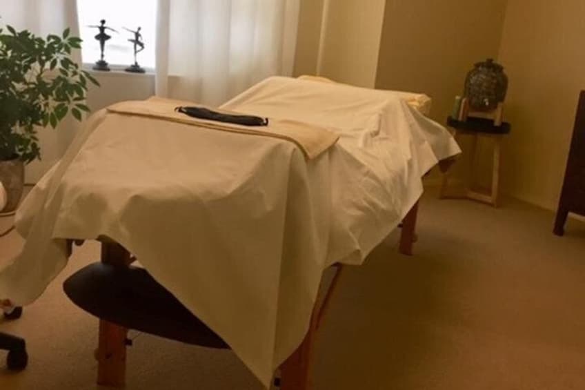 The Treatment Table, For Your Reiki Experience Is Equipped With BioMats To Add To Your Soothing Rejuvenating Experience.