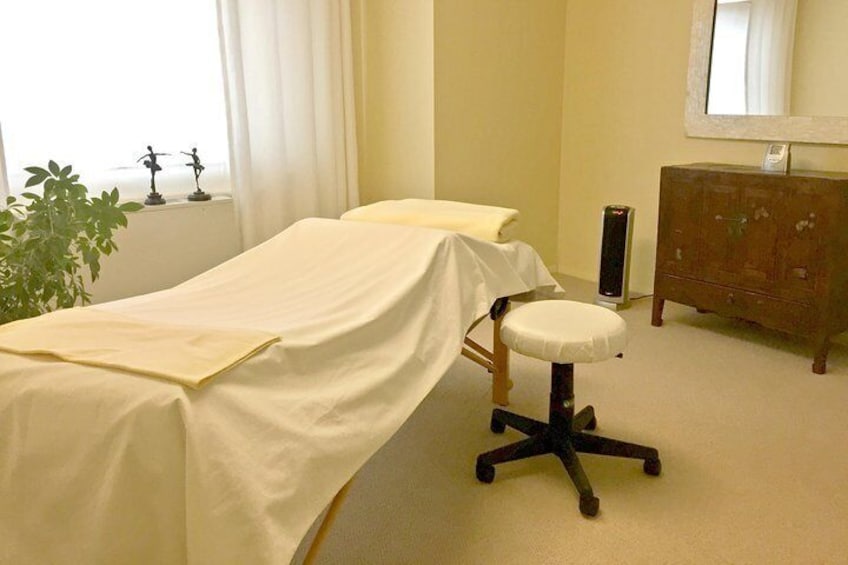The Treatment Table, For Your Reiki Experience Is Equipped With BioMats To Add To Your Soothing Rejuvenating Experience.