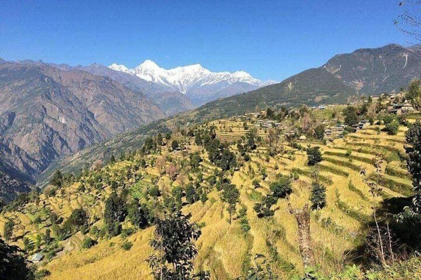 view from Pokhara to Lumbini through Palpa