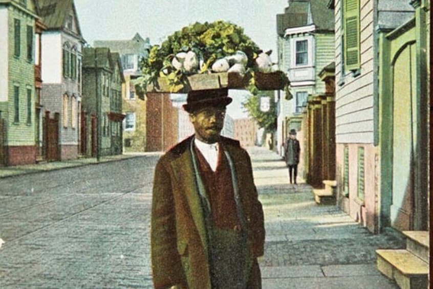 Street vendor, early 20th Century.