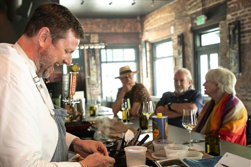 Undiscovered Charleston: Half Day Food, Wine & History Tour with Cooking Class