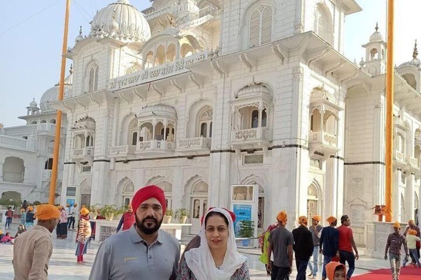 Our guests from Malaysia at Harmandir Sahib.