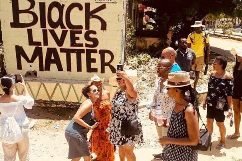 Black Lives Matter in the first free land in America, continuing the fight for equality.