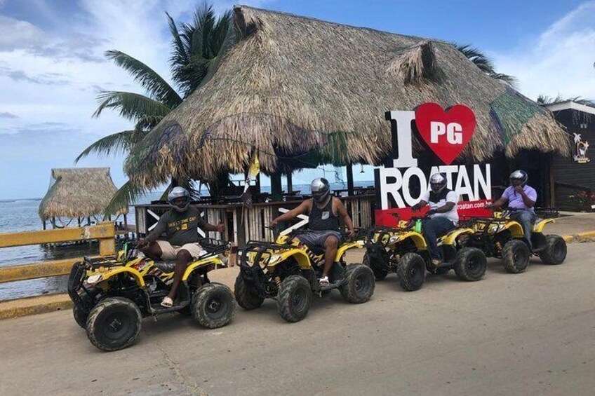 Roatan ATV Thrilling Community Tour