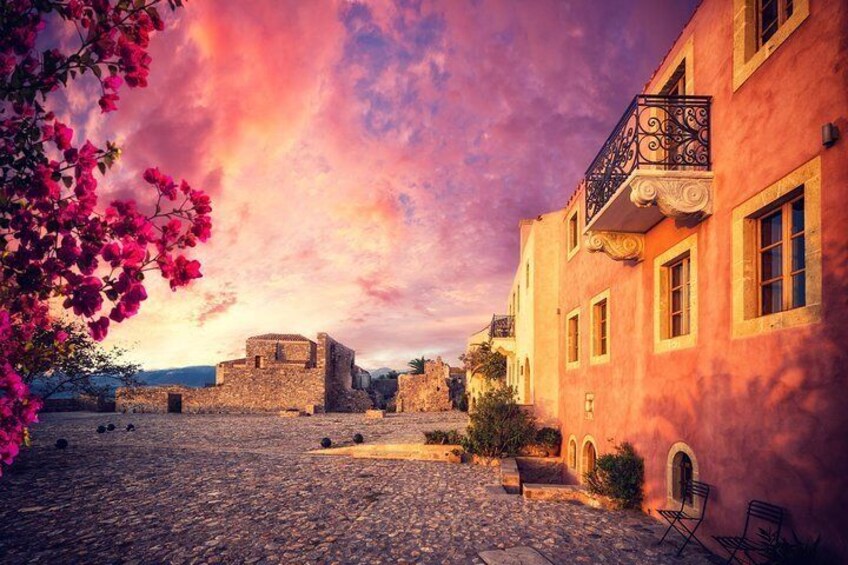 Monemvasia Castle from Nafplion