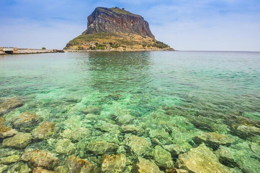 Monemvasia Castle from Nafplion