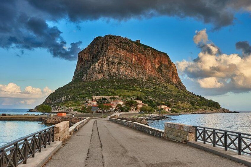 Monemvasia Castle from Nafplion