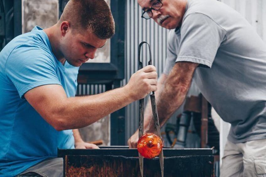 Show item 1 of 7. Glassblowing Experience