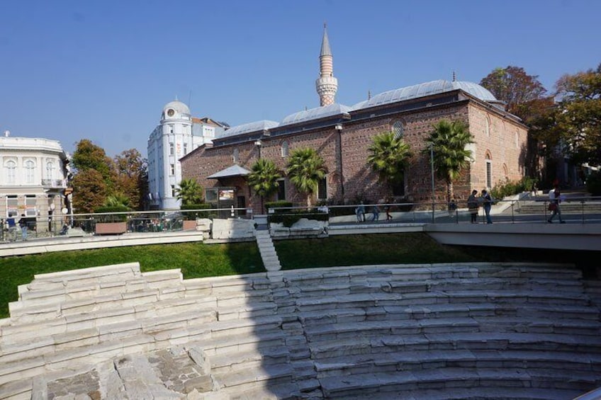 Roman stadium and the main Мosque