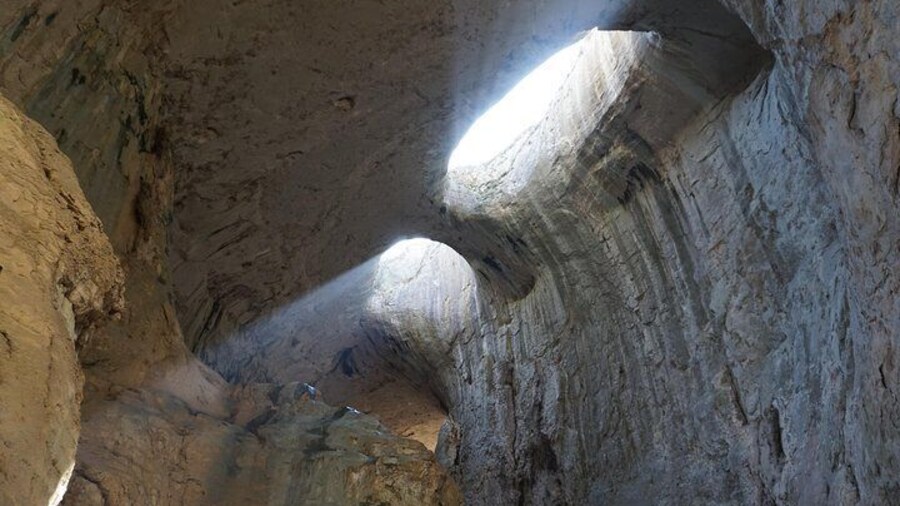 Day Tour: God's eyes cave, Saeva dupka cave & Glozehne monastery