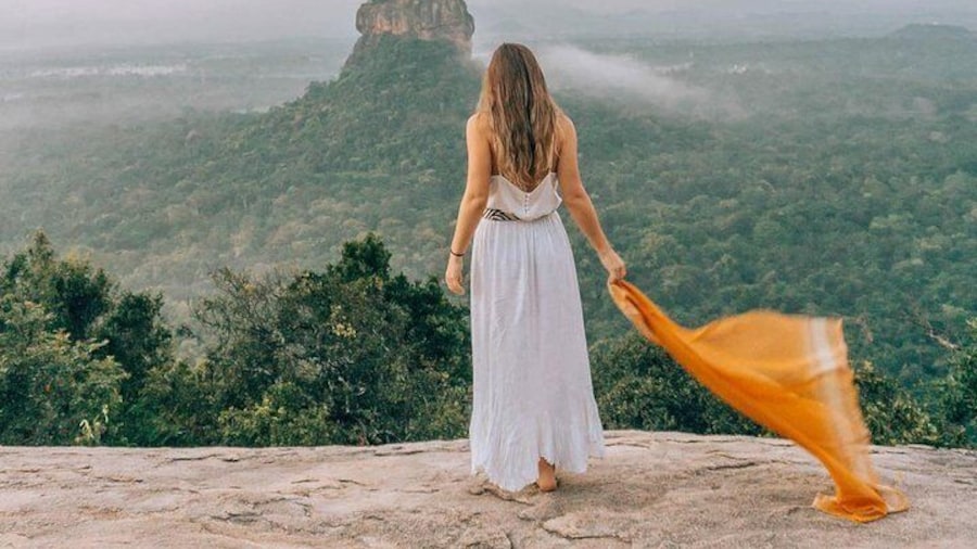 Golden beach Negombo to lion rock sigiriya hiking
