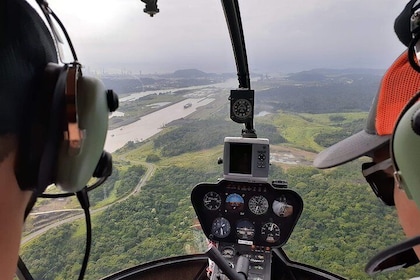 Canal of Panama by Helicopter