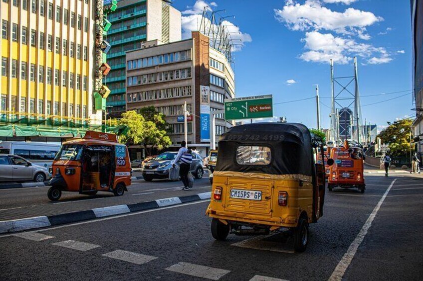 Downtown Johannesburg Tuk tuk Tour