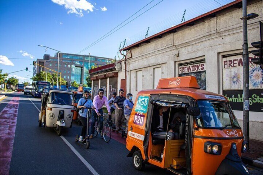 Downtown Johannesburg Tuk tuk Tour