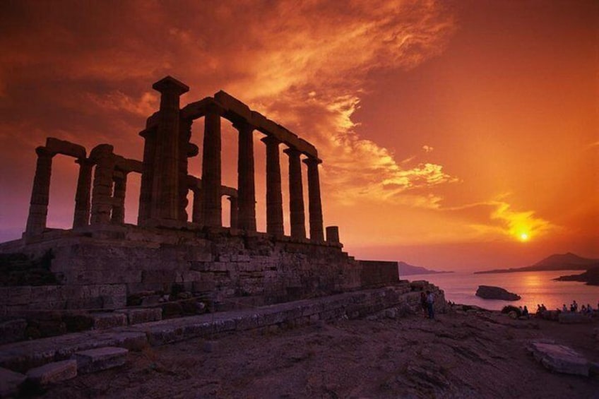 Sunset Tour At Temple Of Poseidon Athens