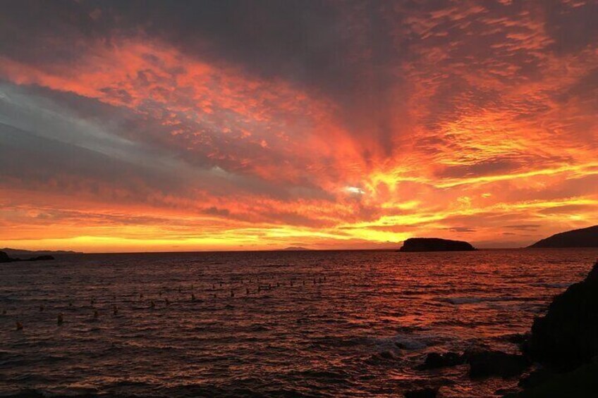 Perfect Sunset at the Temple of Poseidon