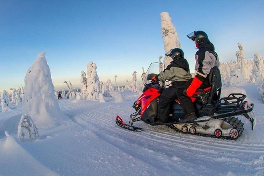 Lapland Family Snowmobile Safari from Levi