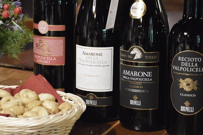 Amarone-Soave wine tour. Visit Verona. From Venice