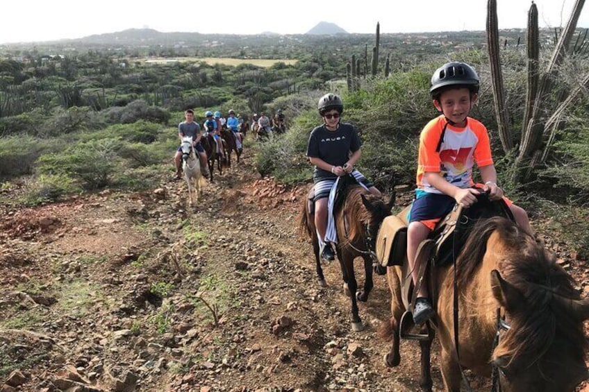 Natural Pool Horseback Riding Tour in Aruba