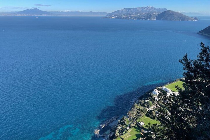 Capri small group tour: view from Anacapri 