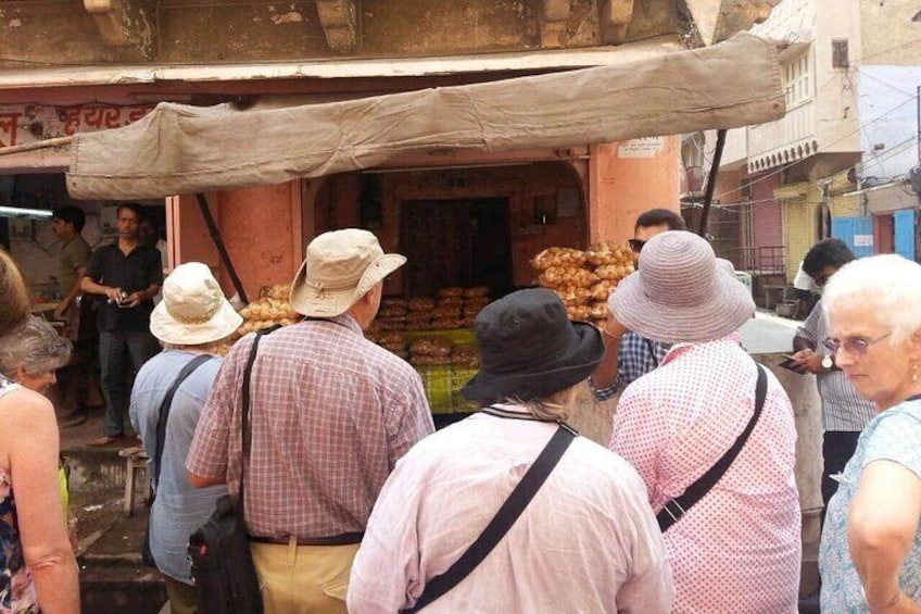 Walk though the by-lanes of Jaipur and explore local delicacies