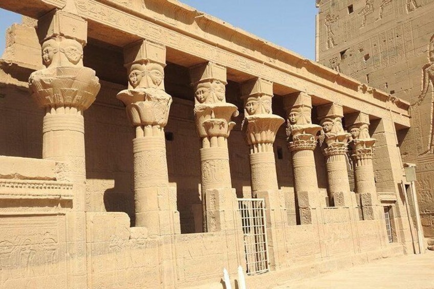 Philae Temple and High-Dam in Aswan