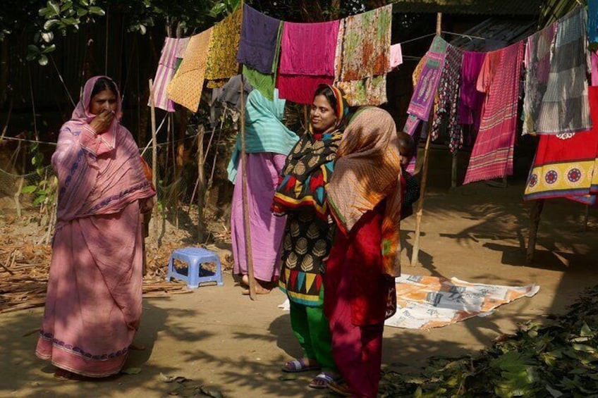Local families in Sonargaon; the ancient capital of Bengal