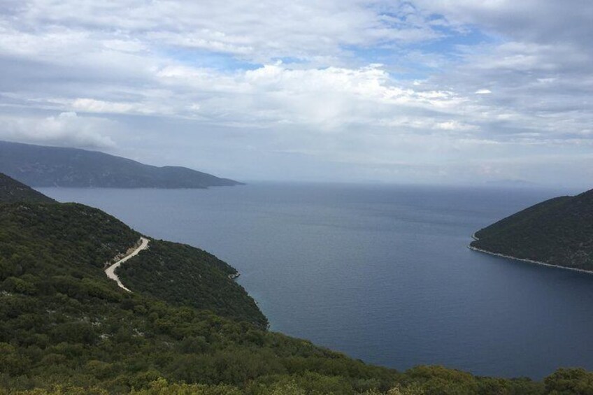 View from Agrilia Monastery