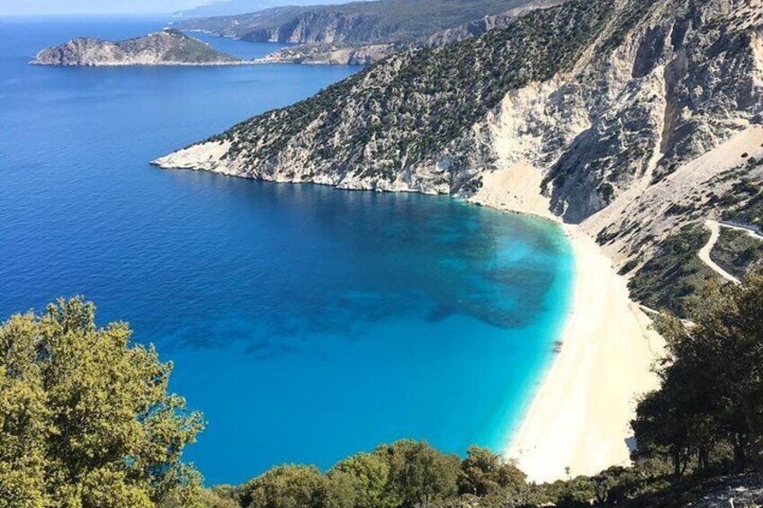 Myrtos Beach view