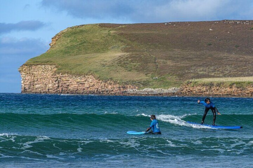 2 hour private surf lesson! (Up to 2 people)