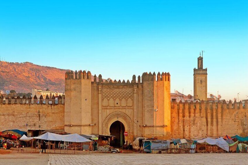Gate to ancient medina of Fez