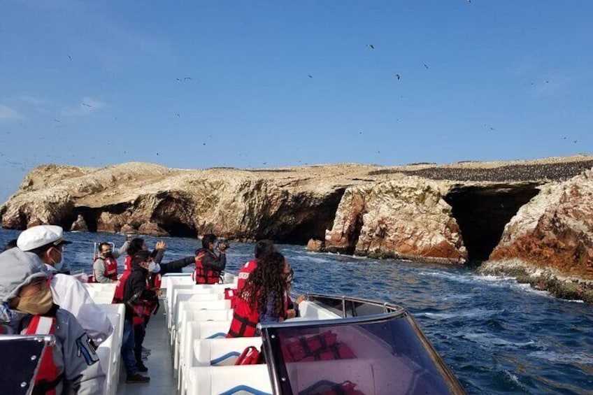 around the island