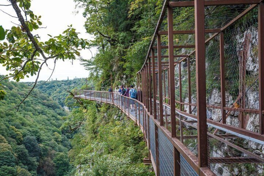 CANYONS & CAVE Tour from Kutaisi - Okatse, Martvili & Prometheus