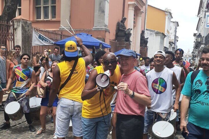 Pelourinho: surprise drum session