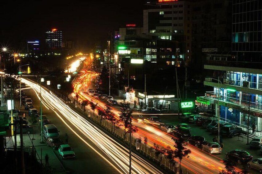 City tour of Addis, Transit in Addis by car