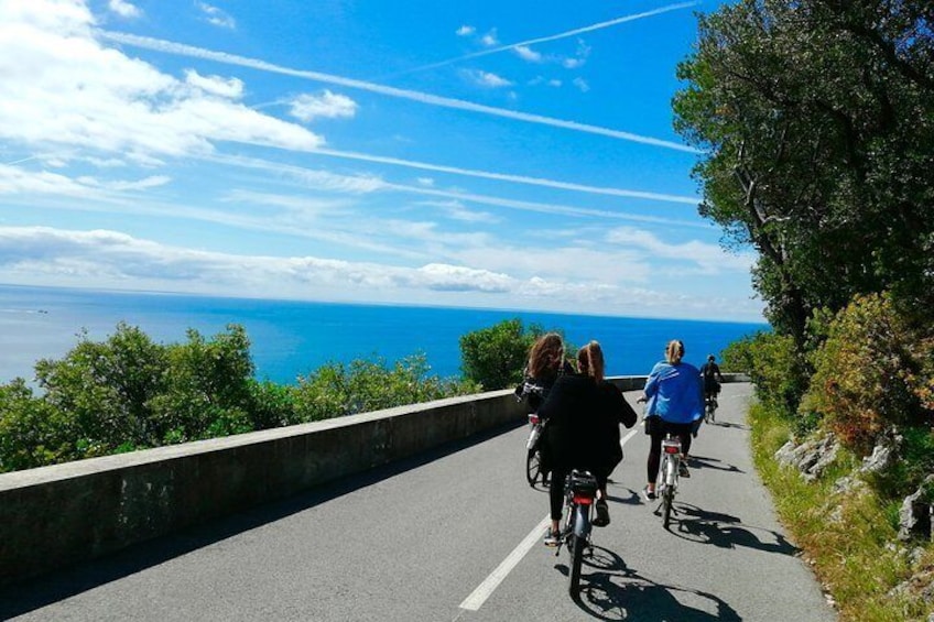 Fantastic Bay of Villefranche & billionaire's cape E-Bike Tour