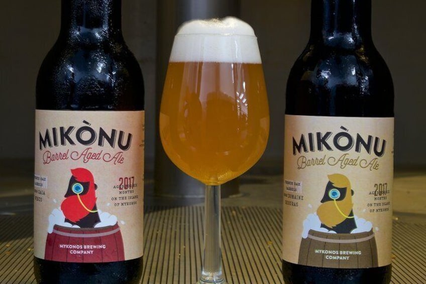 Cellar Tour & Beer Tasting at Mykonos Brewing Company