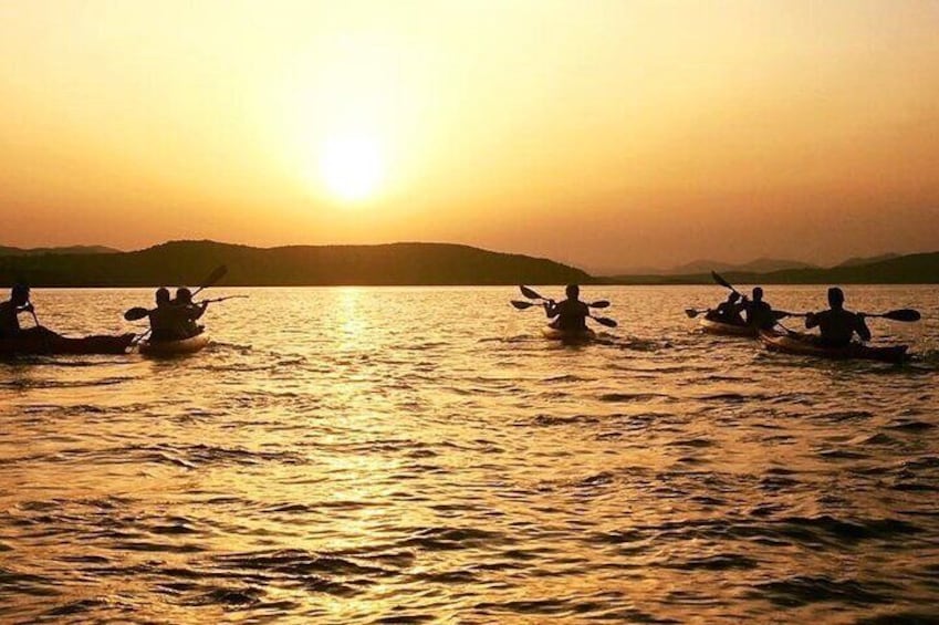 Sunset Kayak Tour with Snorkeling and Local Aperitif