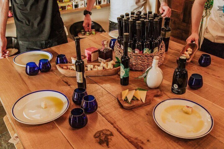 Split Wine and Olive Oil Tasting 