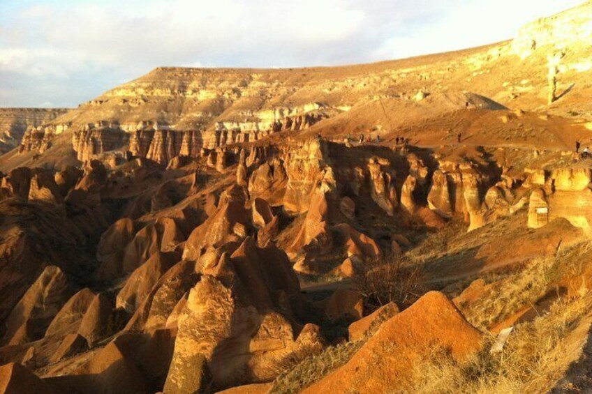 Cappadocia Private Rose Valley Sunset Watch with Bottle of Cappadocian Wine