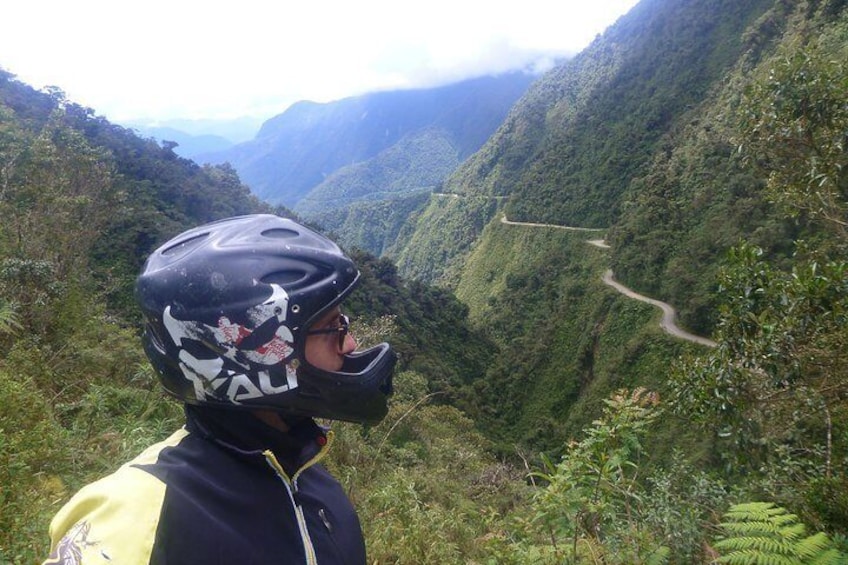 Death Road in Coroico, Bolivia