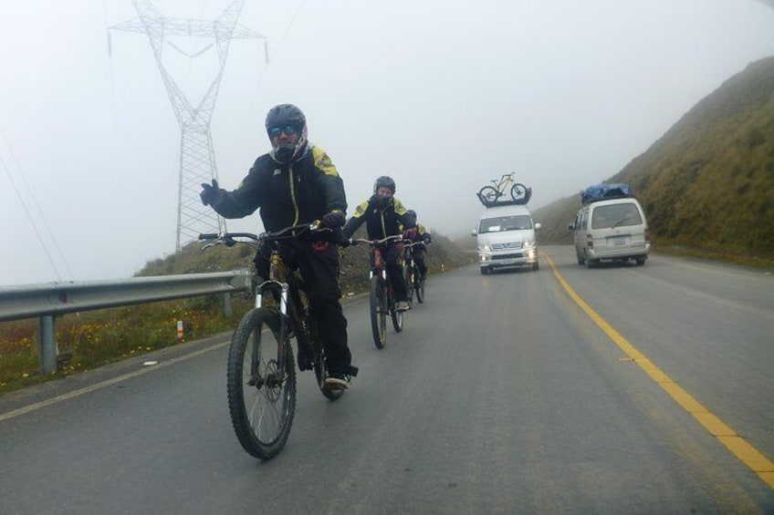 Death Road in Coroico, Bolivia