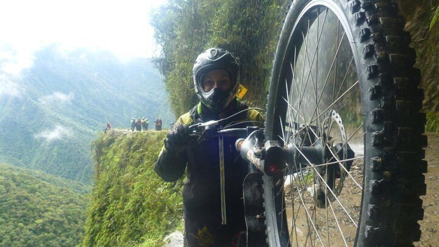 Death Road in Coroico, Bolivia