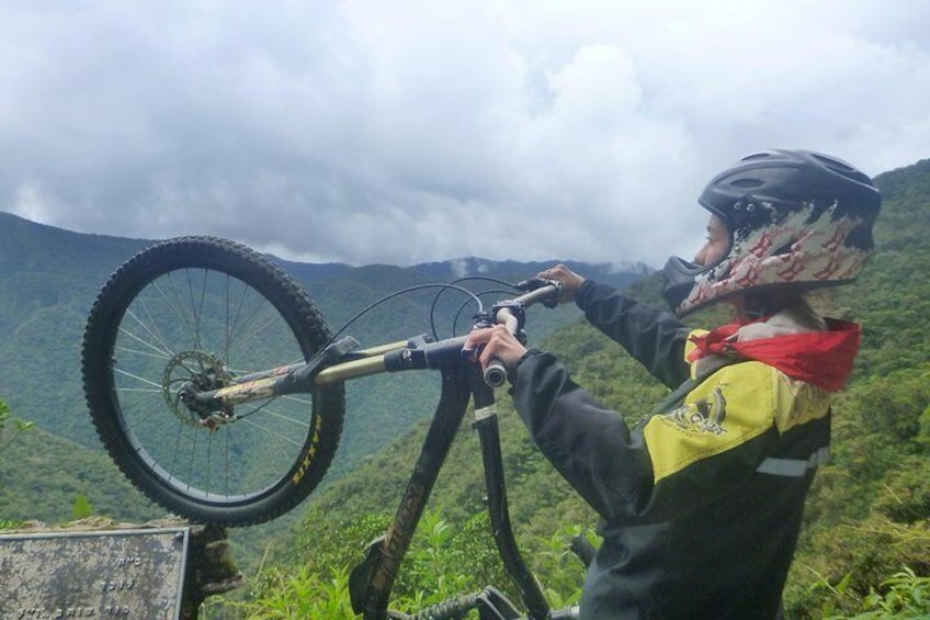 Death Road in Coroico, Bolivia