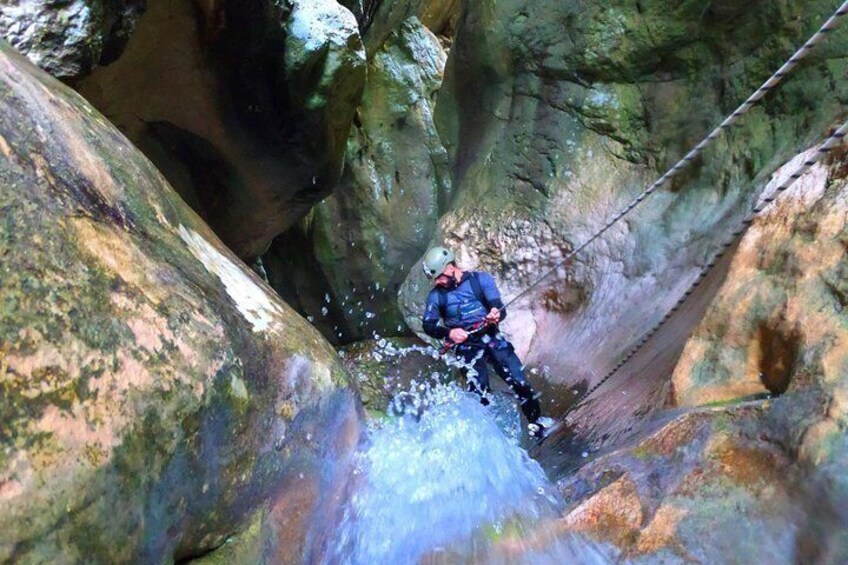 Waterfalls are giving more adrenaline during abseiling 